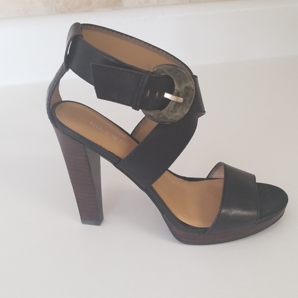 Leather  5 inch sexy sandals!